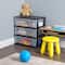 IRIS® 29qt. Black & Clear Wide 3-Drawer Chests, 2ct.